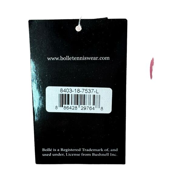 Bolle Woman High Performance Tennis Set Racer Back Top & Skort Size L Baby Pink - Picture 5 of 7